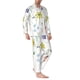 thumbnail image 2 of Balery Wildflowers Pijama para Hombre de Dos Piezas con Manga Larga, Conjunto de Dormir y Descanso Suave con Bolsillos-Large, 2 of 7