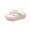 1-White, variant on Men's Sporty Thong Sandals with Back Strap Casual Color Block Beach Slippers for Outdoor Daily Wear