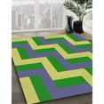 thumbnail image 2 of Ahgly Company Indoor Square Patterned Green Novelty Area Rugs, 3' Square, 2 of 6