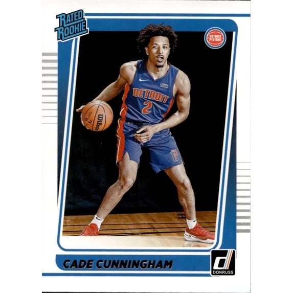 Panini Donruss Rated Rookie Card Cade Cunningham 2021-22 Card 211