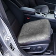 thumbnail image 4 of Soft Car Seat Cover 18x18 Inches Fluffy Wool Sheepskin Seat Protector Universal Fit for Auto SUV Trucks Car Interior Accessories Home Office Use, 4 of 6
