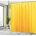 thumbnail image 4 of Ambesonne Yellow Shower Curtain, Color Shades Modern, 69"Wx70"L, Orange Yellow, 4 of 4