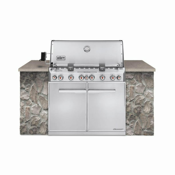 Weber Summit S-660 Built-in LP Gas Grill Stainless Steel