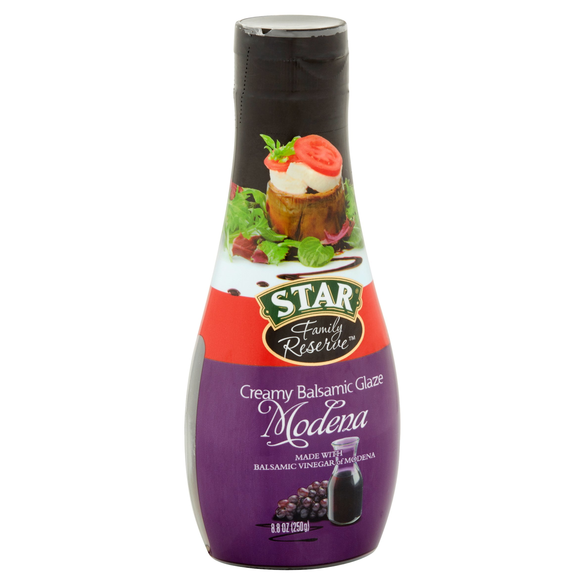 (8 pack) STAR Modena Creamy Balsamic Glaze in a Convenient Squeeze Bottle, 8.8 oz