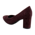 thumbnail image 3 of Aerosoles Betsy Women's Heels Deep Aubergine Suede Size 8 W, 3 of 8