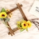 thumbnail image 5 of De Puerta , De Con Girasoles Artificiales Y Margarita Para Puerta De , Pared, Decoración para hogar: en apariencia - Cuadrado 50x30cm Gloria Guirnalda de la guirnalda de la pared de la puerta delantera, 5 of 8