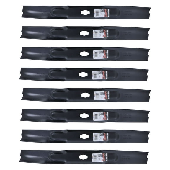 8 Rotary® 17223 Hi Lift Mower Blades for MTD® 742P05510 74205510 46in. Deck