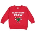thumbnail image 2 of Inktastic Candy Cane Crew Toddler Sweatshirt, 2 of 4