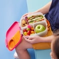 thumbnail image 3 of b.box Mini Lunch Box, 3-Compartment Bento Box for Kids, Leakproof - Indigo Rose, 3 of 8
