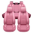 thumbnail image 5 of Tuqiang Car Seat Covers Waterproof for Acura for TL 2004-2014 Premium 5-Seat Car Seat Covers Waterproof Full Set Pink, 5 of 6