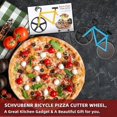 thumbnail image 3 of Bicycle Pizza Cutting Wheel - Gifts for Cyclist Men - Bicycle Pizza Cutter - Fun Kitchen Gadgets - Stainless Steel Pizza Slicer (Blue), 3 of 5