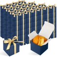 thumbnail image 1 of Favor Boxes Jutom, 100 unidades, tamaño pequeño, extra pequeño, color azul marino, 1 of 7