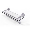 thumbnail image 2 of Dottingham 22-in Gallery Glass Shelf with Towel Bar in Antique Brass, 2 of 2