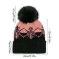 thumbnail image 2 of Sombreros Sombrero Navidad Copo de Nieve Suéter Sombrero Imitación Visón Sombrero de Punto Para Mujer Sombrero de Mujer, 2 of 2