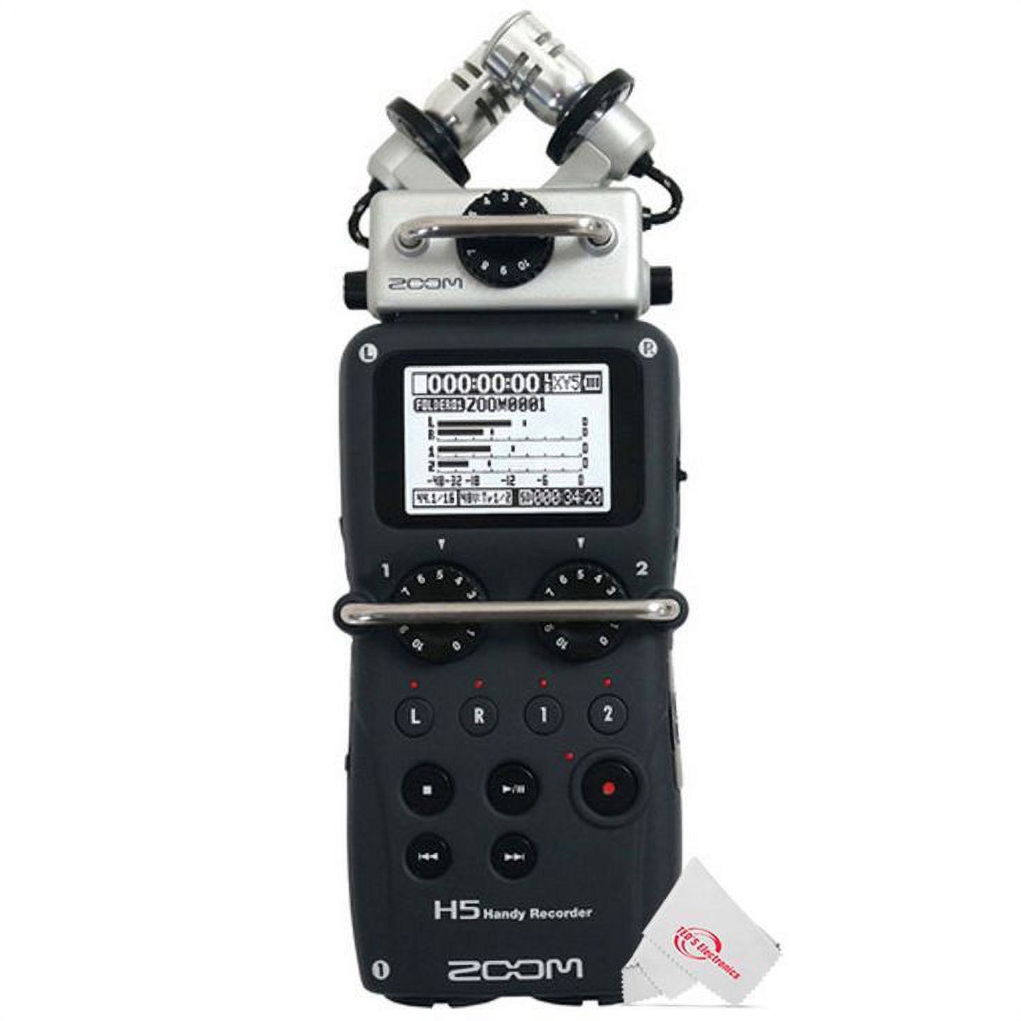 Zoom H5 4-Input / 4-Track Portable Handy Digital Recorder + ZOOM H5 Accessory Pack - image 2 of 4