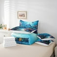 thumbnail image 4 of Erosebridal Animal Dolphin Bedding Sets Twin Size,Underwater World Comforter Sets with Sheets,Ocean Decoration,Reversible,Breathable,7pcs, 4 of 6