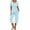 01 Light Blue, variant on Weiqiqre Sleepwear for Women Short Sleeve Shirt and Capri Pants Sleepwear Pjs Sets with Pockets