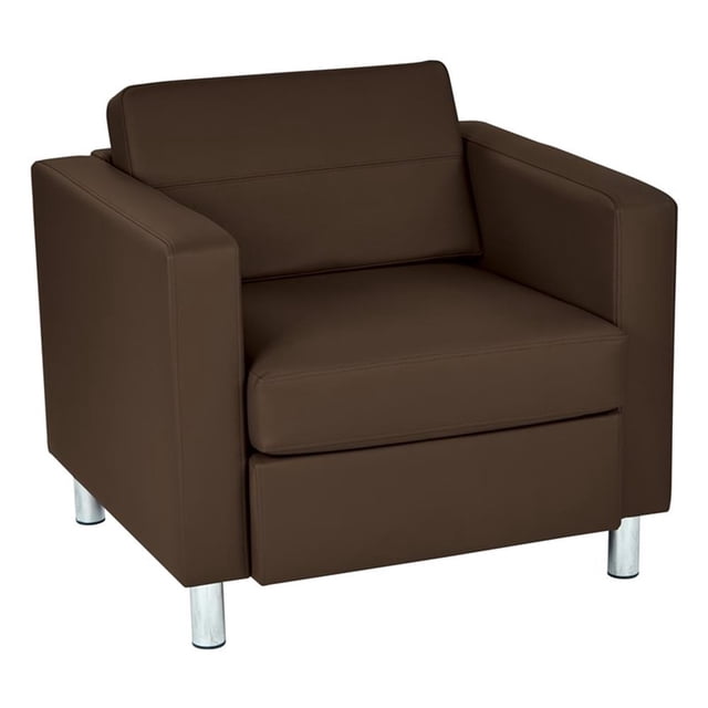 Fauteuil Pacific en Tissu Vinyle Brun Dillon Java