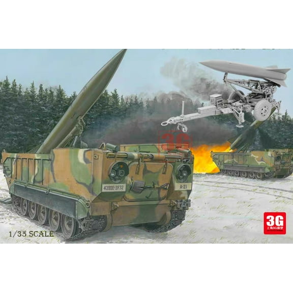 M752 Tactical Ballistic Missile Launcher & MGM-52 Lance Missile Launcher DRAGON 3592 1/35 in stock - Assembly plastics Scale