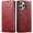 Red, variant on Nalacover for iPhone 12 Pro Max Wallet Case, Card Slots Cash Holder Magnetic Closure Cover, Business PU Leather Flip Case with Kickstand TPU Shockproof Case for iPhone 12 Pro Max,Brown
