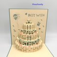thumbnail image 3 of 3D Pop Up Birthday Cake Happy Birthday Greeting Card, 3 of 3