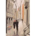 thumbnail image 2 of Purinton, Julia 23x32 Black Ornate Wood Framed with Double Matting Museum Art Print Titled - Village Promenade Neutral, 2 of 4