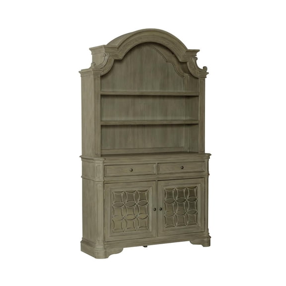 Liberty Furniture Industies, INC Magnolia Manor Hutch & Buffet in Weathered Bisque
