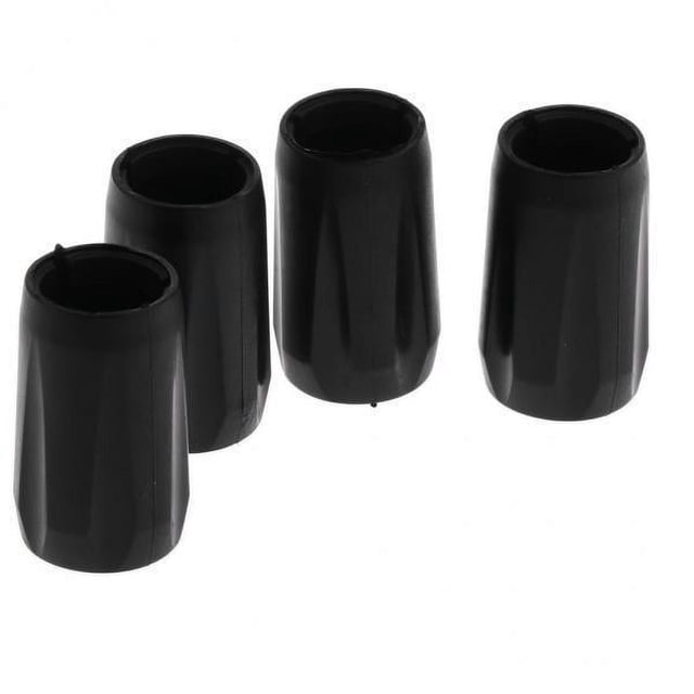 2x4x Protector de puntas de bastón de plástico de repuesto para senderismo senderismo 14mm 4 piezas