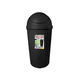 thumbnail image 4 of Bote de basura Reynera 2 Pack con tapa balancín Negro 11 Lts, 4 of 6