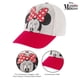 thumbnail image 3 of Gorra de béisbol Disney Minnie Mouse para niñas de 2 a 4 años, color gris y rojo, 3 of 6