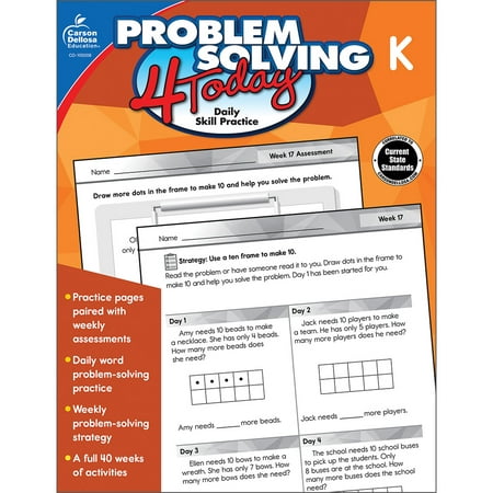 Problem Solving 4 Today, Grade K : Daily Skill