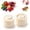 2pcs, variant on Mooncake Mold Sunflower Pattern Double Ended Hand Press Pastry Stamp