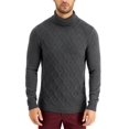 thumbnail image 1 of Tasso Elba Pull à Col Roulé Épais pour Hommes (Gris Foncé, XX-Large), 1 of 3