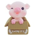 thumbnail image 1 of maskred Cartoon Piggy Shaking Head Ornaments Interior Decoration Cars Toy No.2, 1 of 1