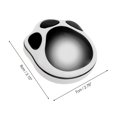 thumbnail image 3 of Unique Bargains 1 Set Contact Lens Case Electroplated Cat's Paw Lens Storage Case Black, 3 of 5