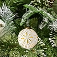 thumbnail image 4 of Christmas Ornaments, 12 Piece Embossed Gold Shatterproof Hangings Exquisite Suitable for Christmas Tree Indoor and Outdoor, Christmas Gifts(White Gold), 4 of 9