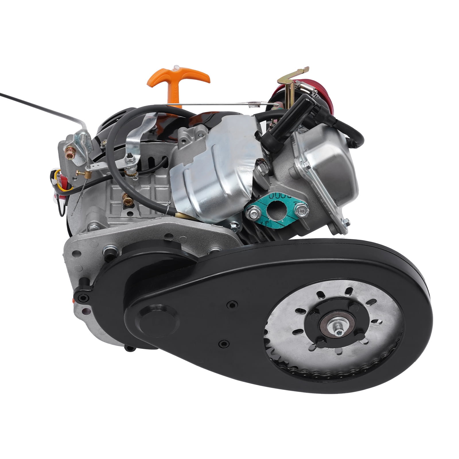 Miumaeov 100cc 4 Stroke Bike Engine Full Kit Gas Motorized Motor Bicycle Modified Engine Bicycle Kit Single Cylinder Bike Engine