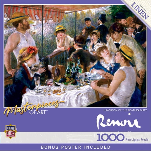 MasterPieces 1000 Piece Puzzle for Adults - Luncheon of The Boating Party