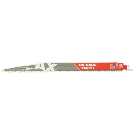 UPC: 0045242483730 | MILWAUKEE ELEC TOOL 48-00-5227 12  5TPI Carbide Ax Sawzall Reciprocating Saw Blade
