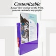 thumbnail image 3 of BAZIC 3 Ring Binder 1.5" Economy View Binders Purple, Hold 280 Sheets, 1-Count, 3 of 8