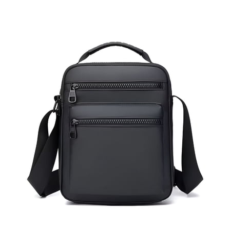 GASTROPOD Man Classic Messenger Bag Men'S Multifunction Shoulder Sling Pack Nylon Business Crossbody Flap Male Simple Handbags Black Man Bag Crossbody for Men