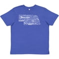 thumbnail image 3 of Inktastic Nebraska Word Salad- state outline Youth T-Shirt, 3 of 5
