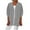 Gray, variant on Hyknon Cardigan for Women 2024 Casual Loose Fitting Mesh Open Front Cover up Cardigan Fashion Basic Solid Color Temperament Long Sleeve Shirts
