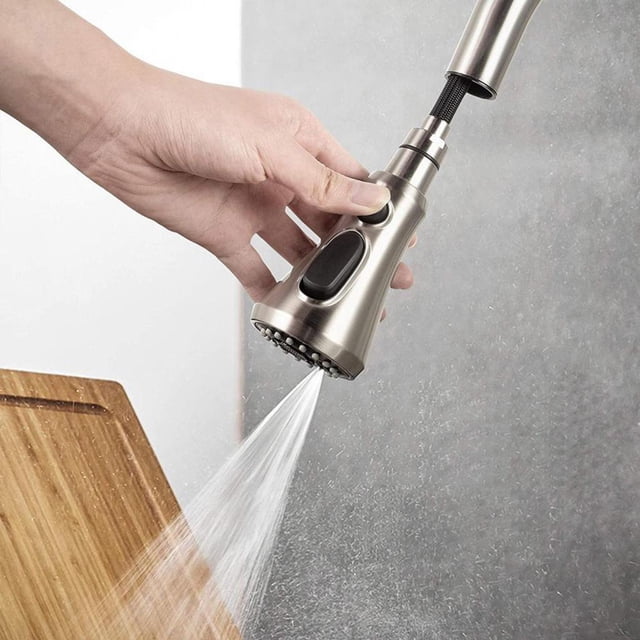 Cabezal de pulverización extraíble para grifo de cocina, boquil de pulverización de fregadero de cocina de 3 funciones, cabezal de grifo, boquil perfecl Cabezal rociador para grifo de cocina