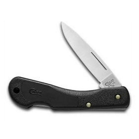 Case XX Knives Lightweight Black Zytel Synthetic Mini Blackhorn Lockback Stainless Pocket Knife 0254
