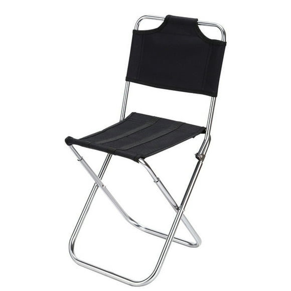 Fiudx Silla de Camping Plegable, Asiento Portátil para Exteriores, Estructura Ligera de Aleación de Aluminio, Fácil Almacenamiento, Capacidad de Peso de 150 Kg, Ideal para Pesca, Senderismo, Barbacoa