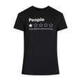 thumbnail image 5 of Humor Men's and Big Men's People Rating 1 Star Graphic Tee with Short Sleeves, Sizes S-XL, 5 of 5