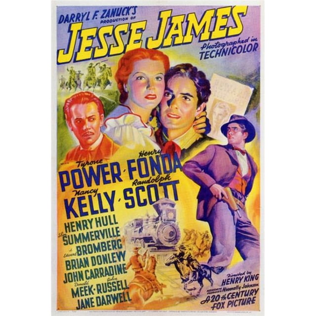Posterazzi MOVAF1301 Jesse James Movie Poster - 27 x 40 in.