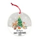 thumbnail image 2 of Ireezec First Christmas Ornament , Keepsake with Cartoon Tree & Animal Design, Clear Acrylic Hanging Pendant for Holiday Decorations, Newborn Celebration Gift, Festive Nurry Souvenir, 2 of 6