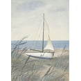 thumbnail image 2 of Fisk, Arnie 11x14 Gold Ornate Wood Framed with Double Matting Museum Art Print Titled - Tide Going Out, 2 of 4